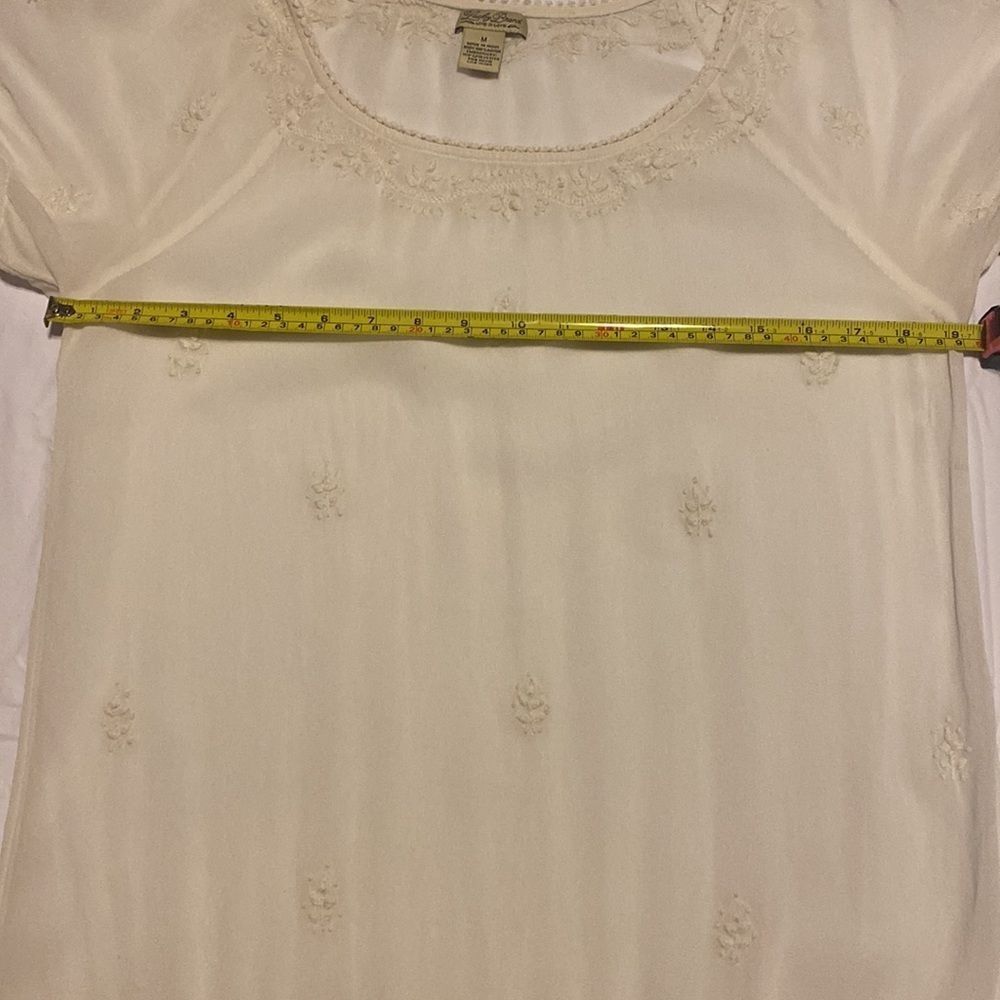 Lucky Brand Sheer Embroidered Blouse Top Size Medium NWOT - Picture 4 of 13